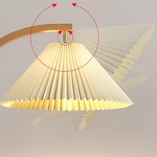 Modern Minimalist Log Wood Floor Lamp