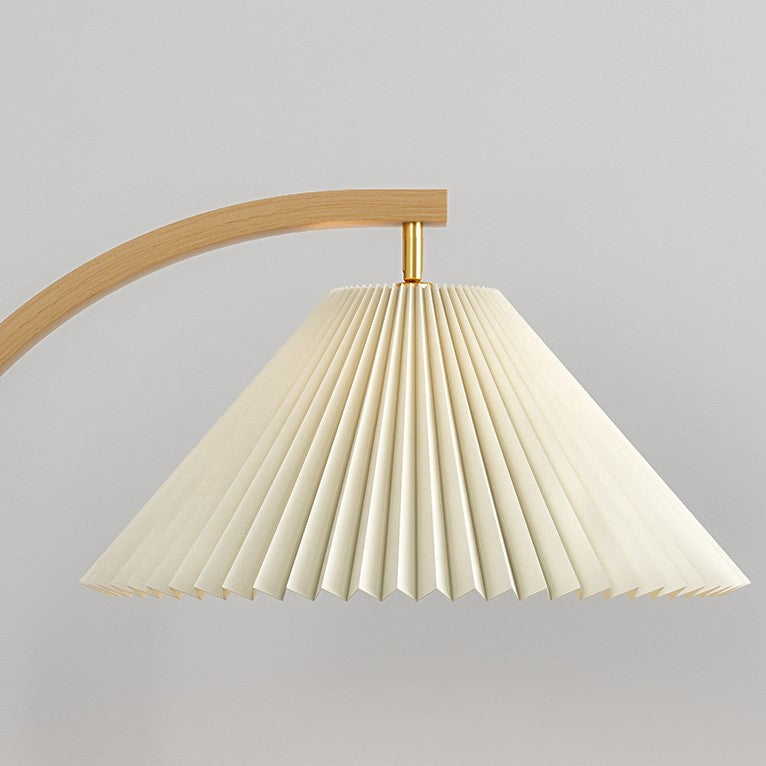 Modern Minimalist Log Wood Floor Lamp