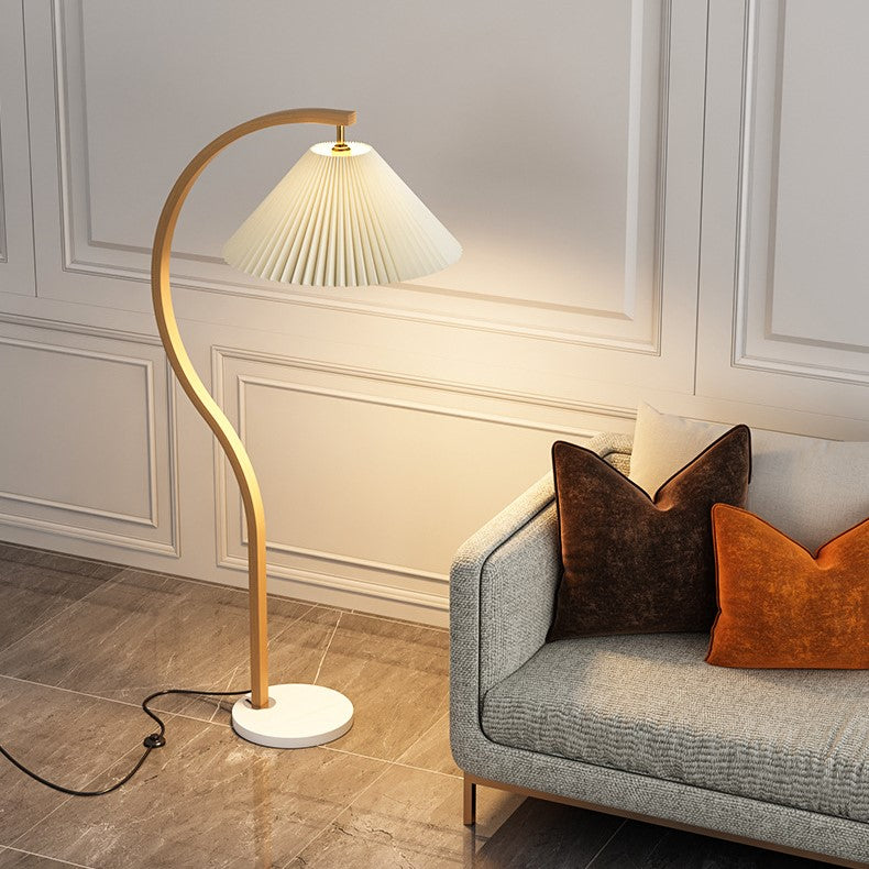 Modern Minimalist Log Wood Floor Lamp