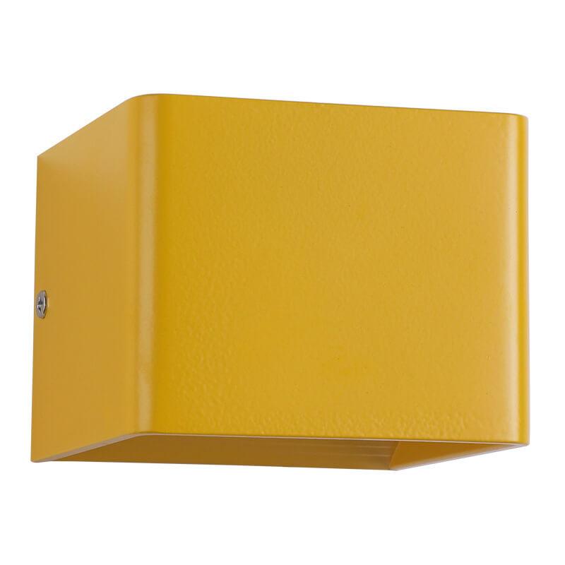 Modern Multicolor Aluminum Square LED Mini Wall Sconce