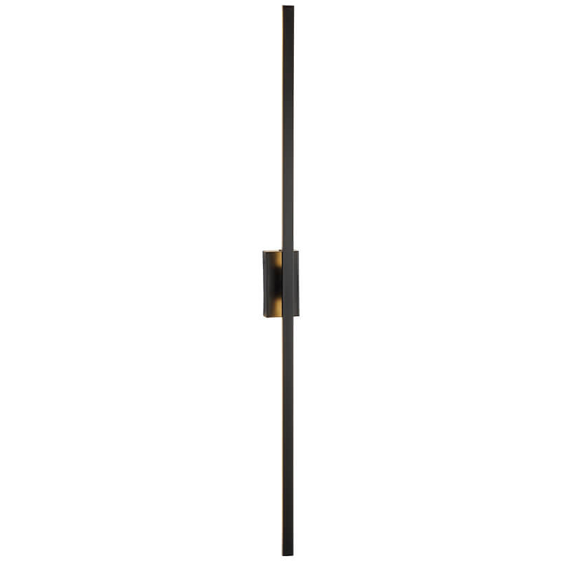 Nordic Minimalist Black Linear LED Vanity Wall Light Sconce