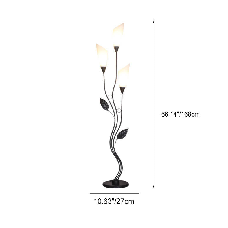 Retro Black Floor Lamp