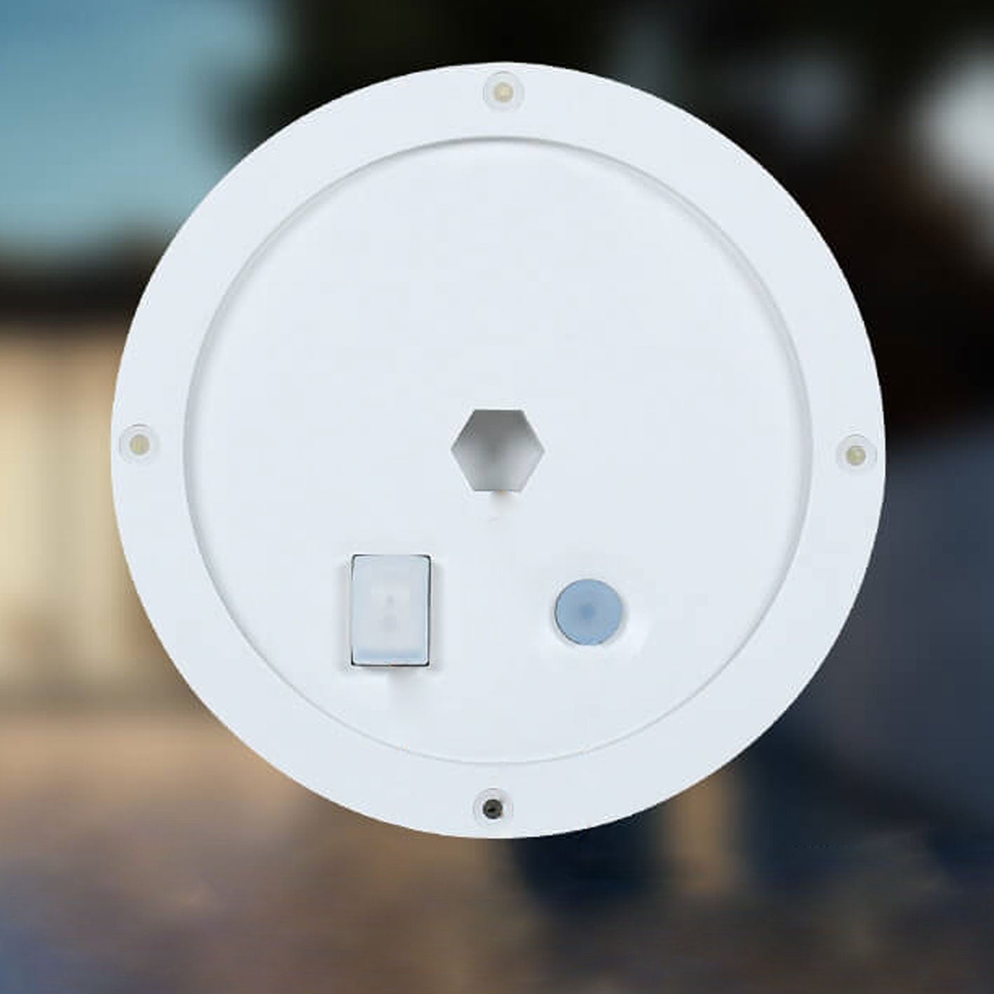 Modern White Outdoor Stake Light