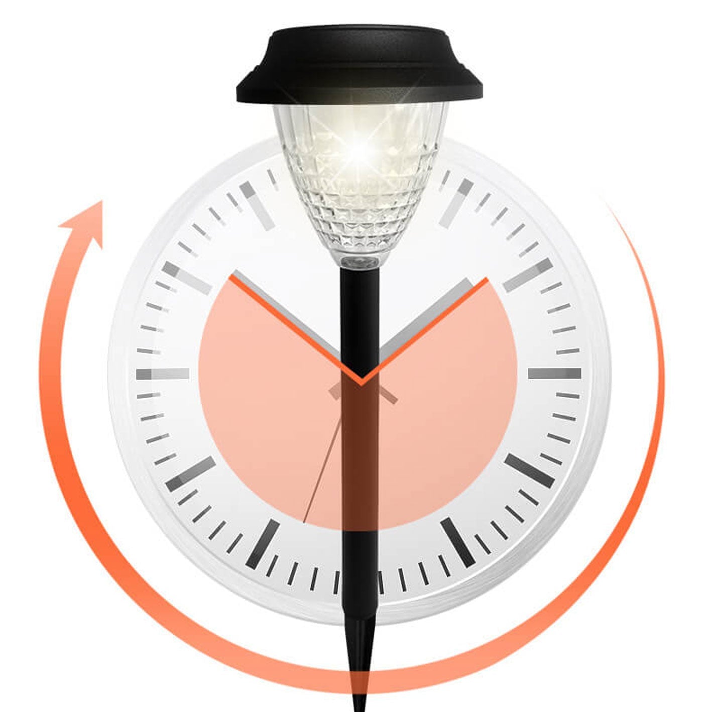 Modern Black Outdoor Stake Light