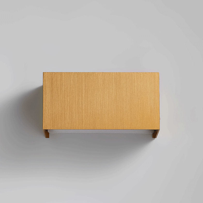 Nordic Minimalist Aluminum Square Flat Wall Sconce