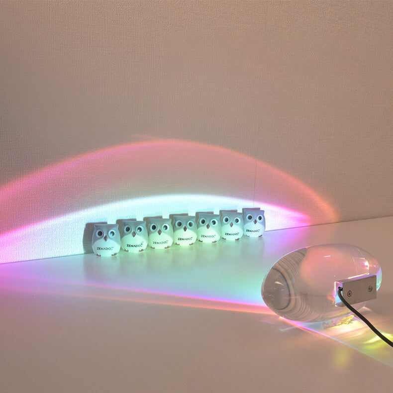 Crystal Projection Angel Eye LED Table Lamp