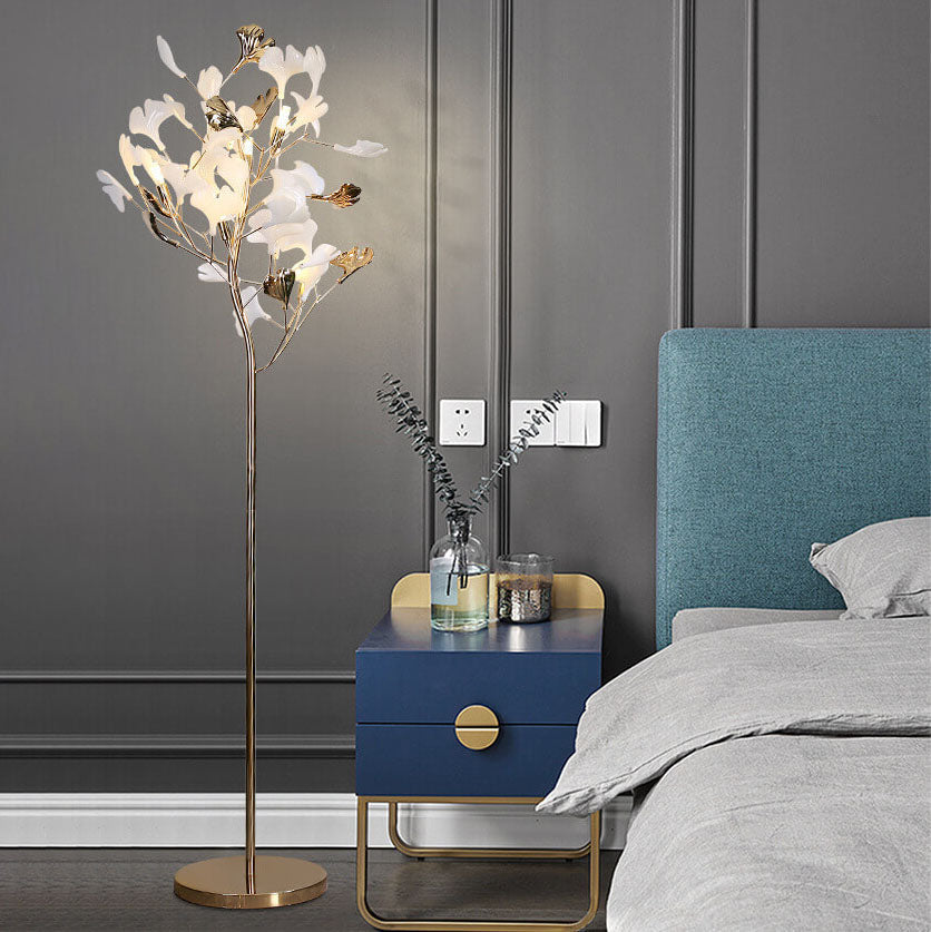 Nordic White 5-Light Floor Lamp