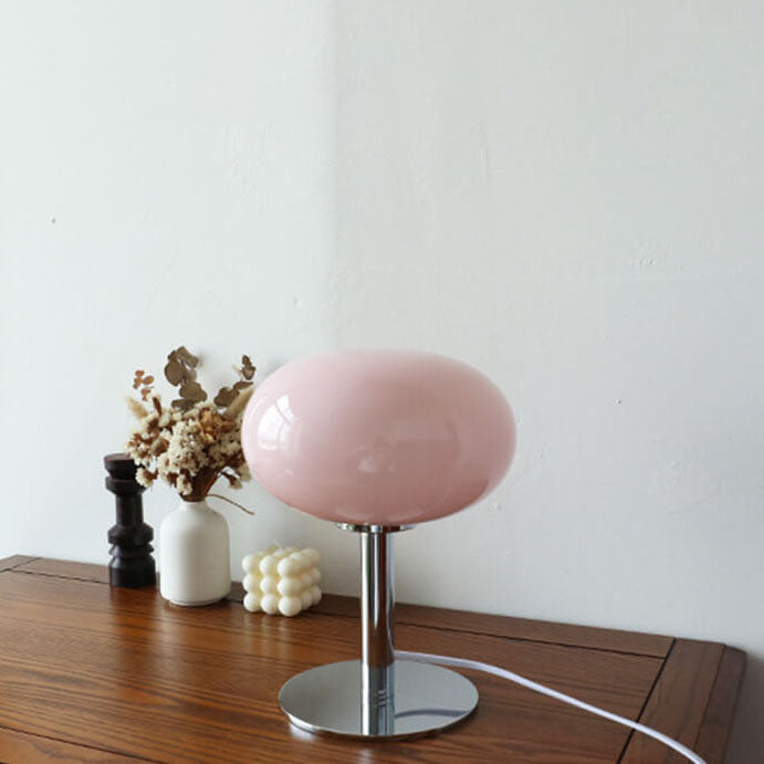 Modern Nordic Round Iron & Glass Table Lamp Table Lamp
