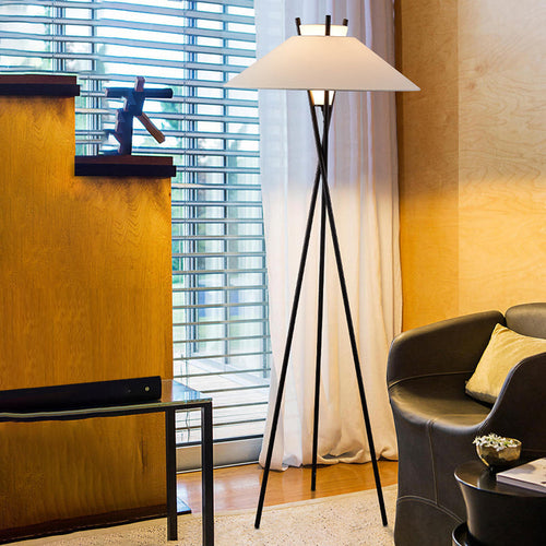 Contemporary Black Floor Lamp