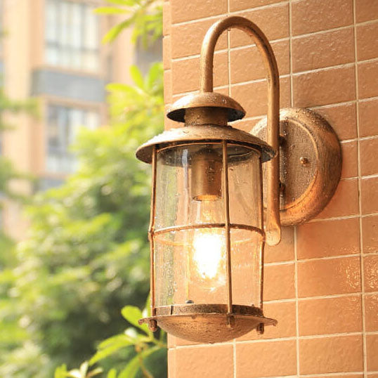 European Industrial Vintage Waterproof Outdoor Wall Sconce