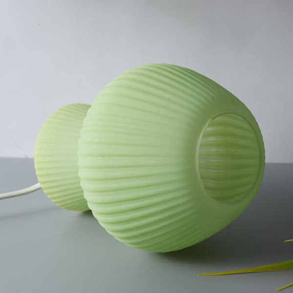 Modern Minimalist Mushroom 1-Light Glass Table Lamp