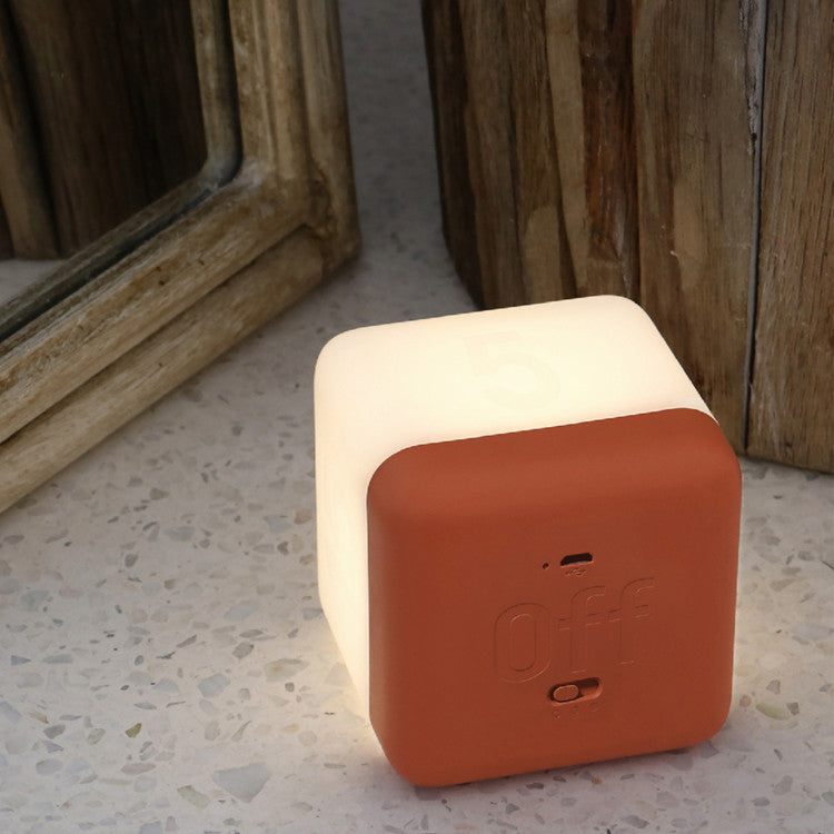 Modern Magic Cube Turn Timer Night Light USB Table Lamp