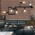 Industrial Maze Pipe 5-Light Wall Sconce