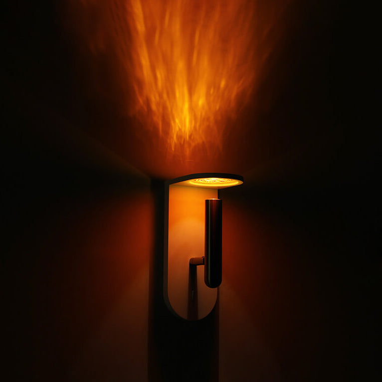 Industrial Creative Flame LED Rotatable Adjustable Wall Sconce
