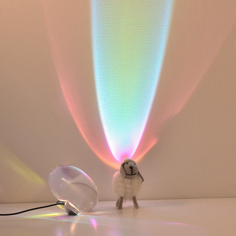 Crystal Projection Angel Eye LED Table Lamp