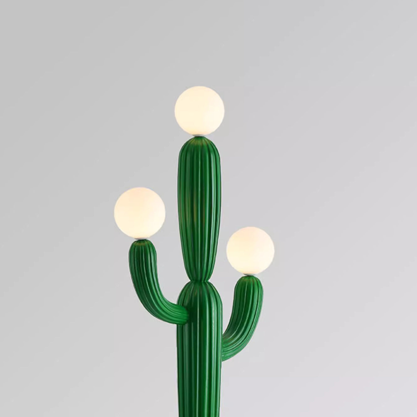 Contemporary Green 3-Light Floor Lamp