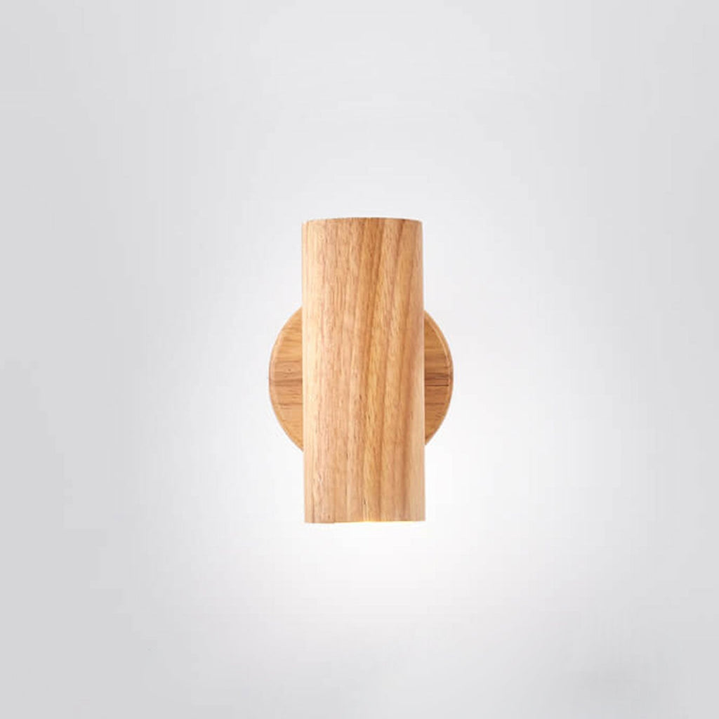 Modern Minimalist Wood Track Spotlight Wall Wall Sconce