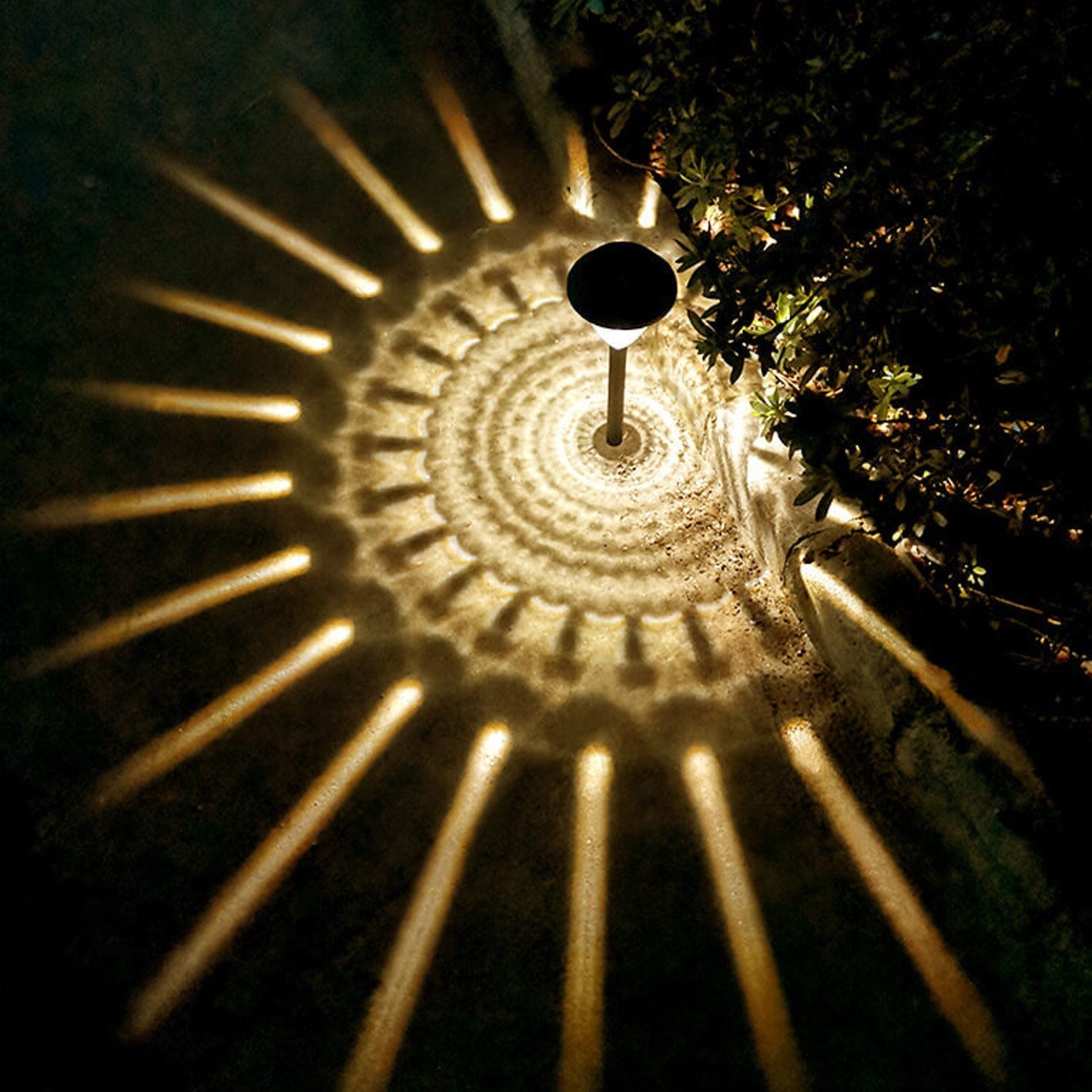 Modern Black Outdoor Stake Light
