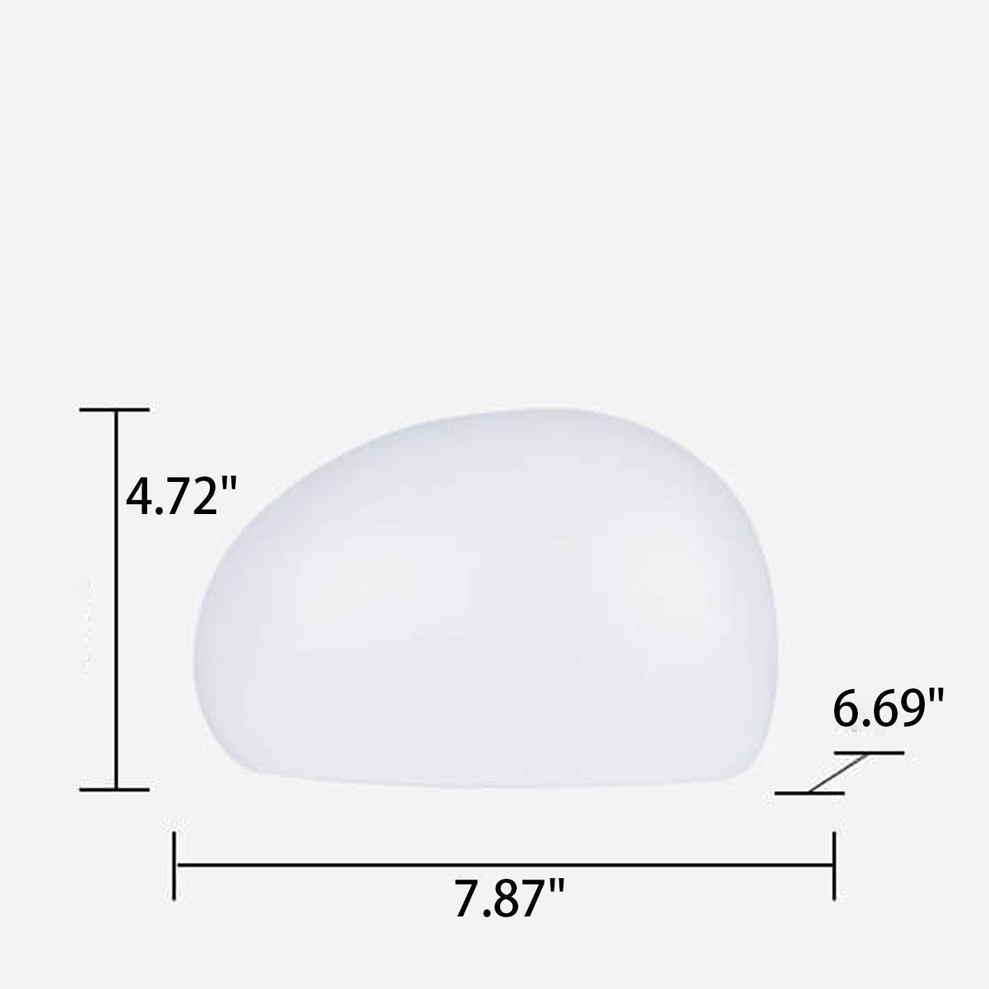 Modern White Outdoor Stake Light