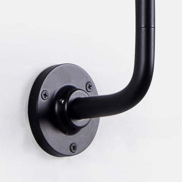 Industrial Vintage Iron Long Pole Swing Arm Wall Sconce
