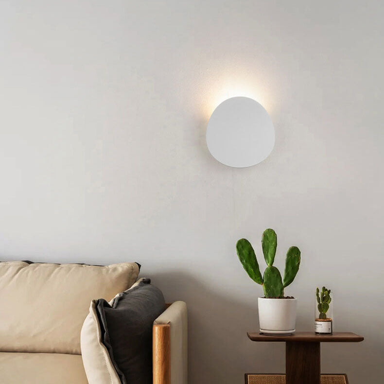 Minimalist Round 1-Light LED Indoor Outdoor Wall Sconce