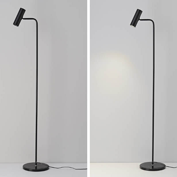 Industrial Black Floor Lamp