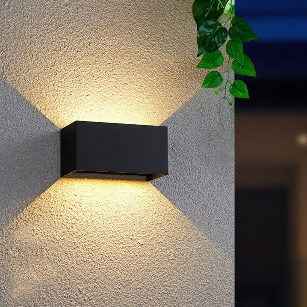 Modern Outdoor Waterproof Up Down LED Wall Sconce