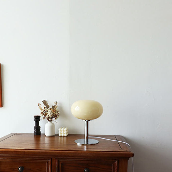 Modern Nordic Round Iron & Glass Table Lamp Table Lamp