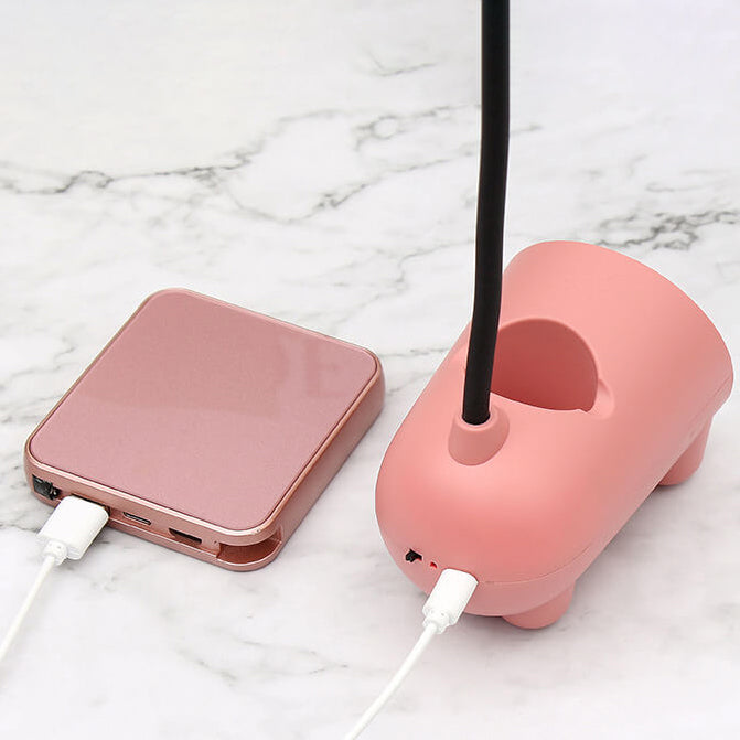 Creative Cartoon Rabbit LED Touch Desk Lamp with Desk Lamp