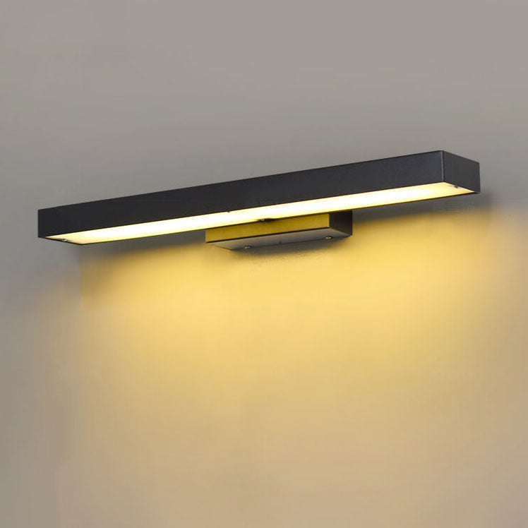 Modern Minimalist Rectangular Flat LED Sensor Wall Sconce
