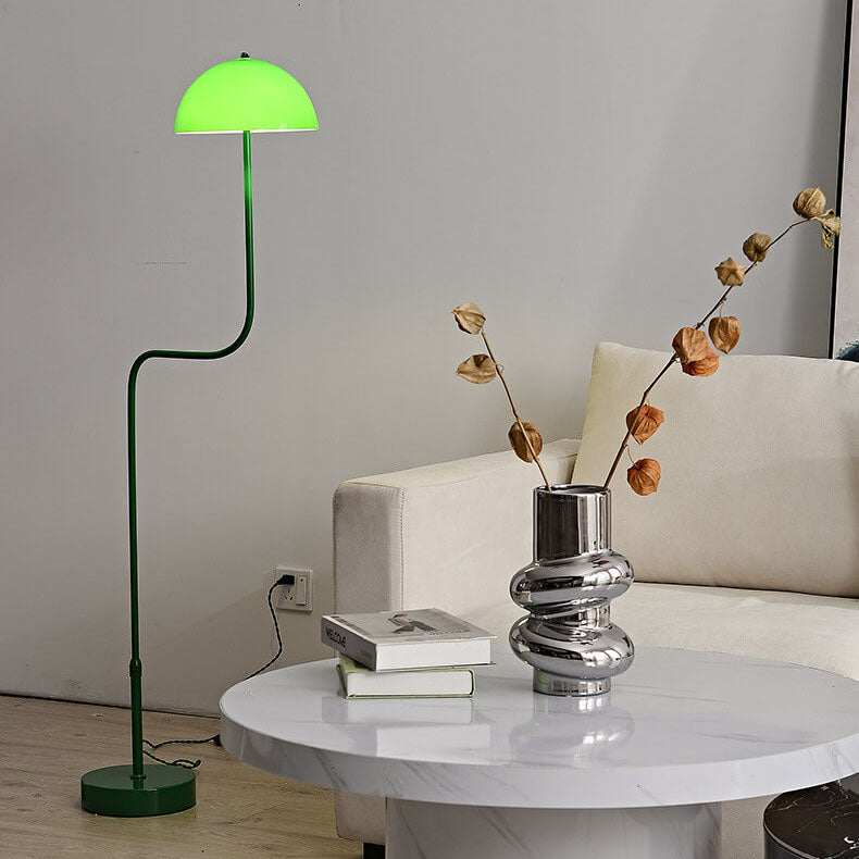 Scandinavian Green Floor Lamp
