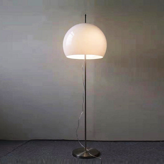 Retro Beige 2-Light Floor Lamp