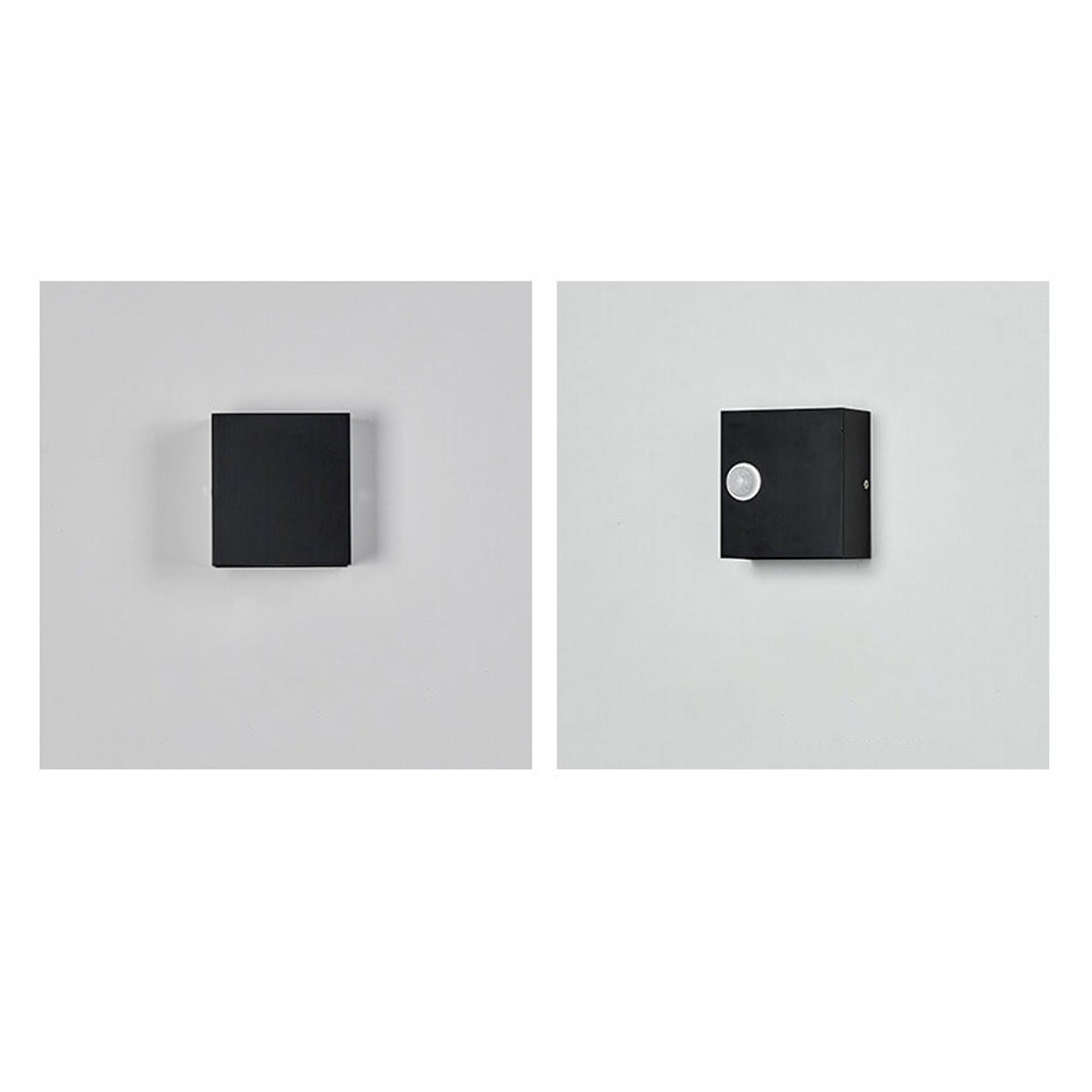 Modern Simple Square LED Body Sensor Wall Sconce