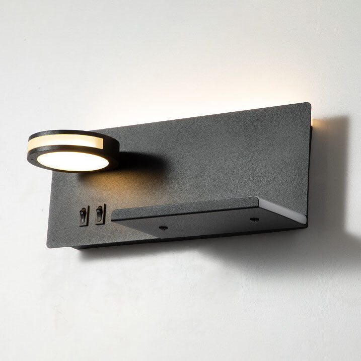 Modern Smart Flat USB LED Reading Wall Sconce