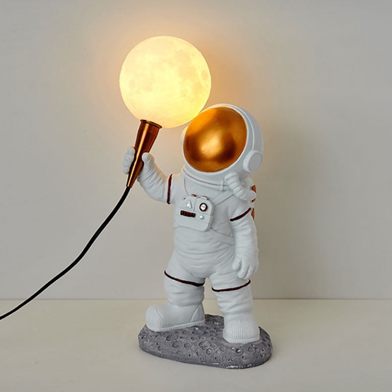 Modern Cartoon Astronaut Wall Sconce 1-Light Wall Sconce