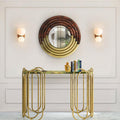 Modern 2-Light Bowl Shaped Wall Sconce