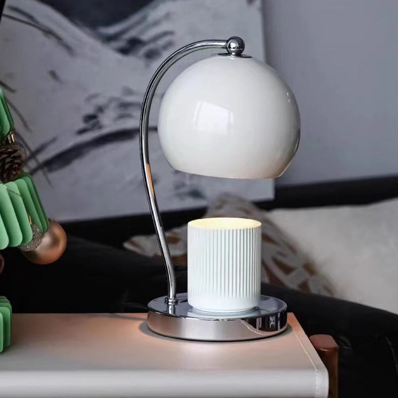 Scandinavian Iron Stainless Steel Round Ball Table Lamp