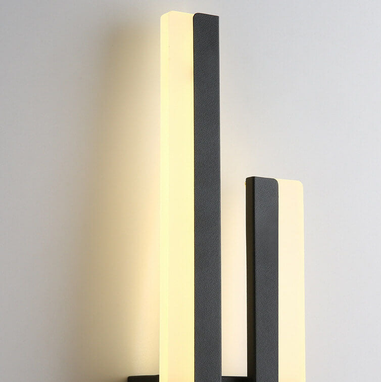 Modern Minimalist Lines Iron Acrylic LED Wall Sconce