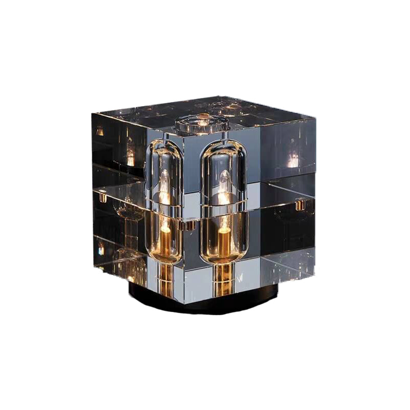Modern Crystal-Geometric 1-Light Table Lamp