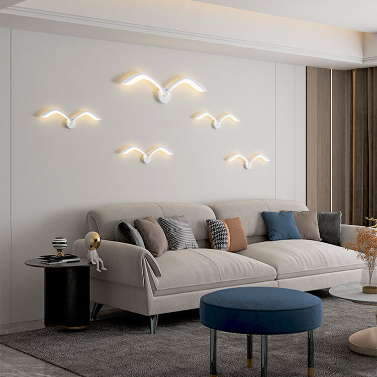 Nordic Minimalist Seagull Acrylic LED Wall Sconce
