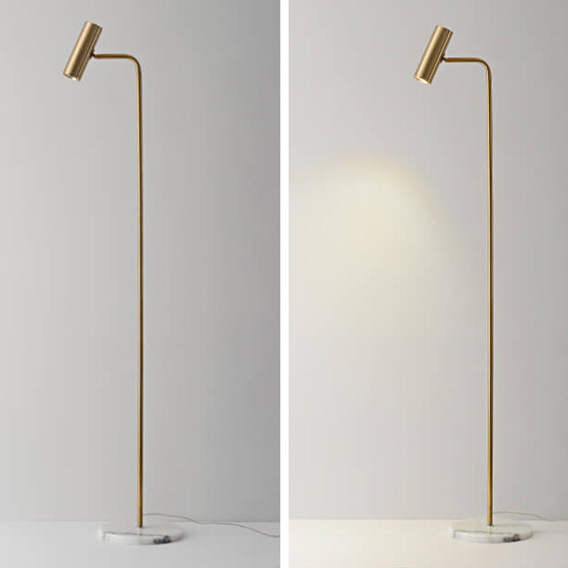 Industrial Black Floor Lamp