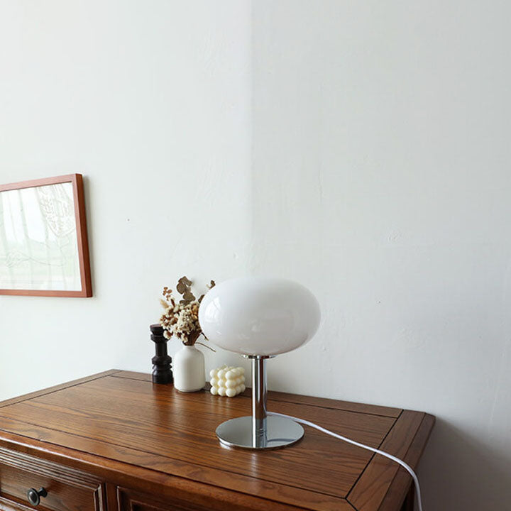 Modern Nordic Round Iron & Glass Table Lamp Table Lamp