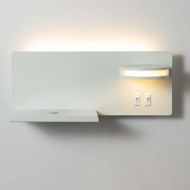 Modern Smart Flat USB LED Reading Wall Sconce