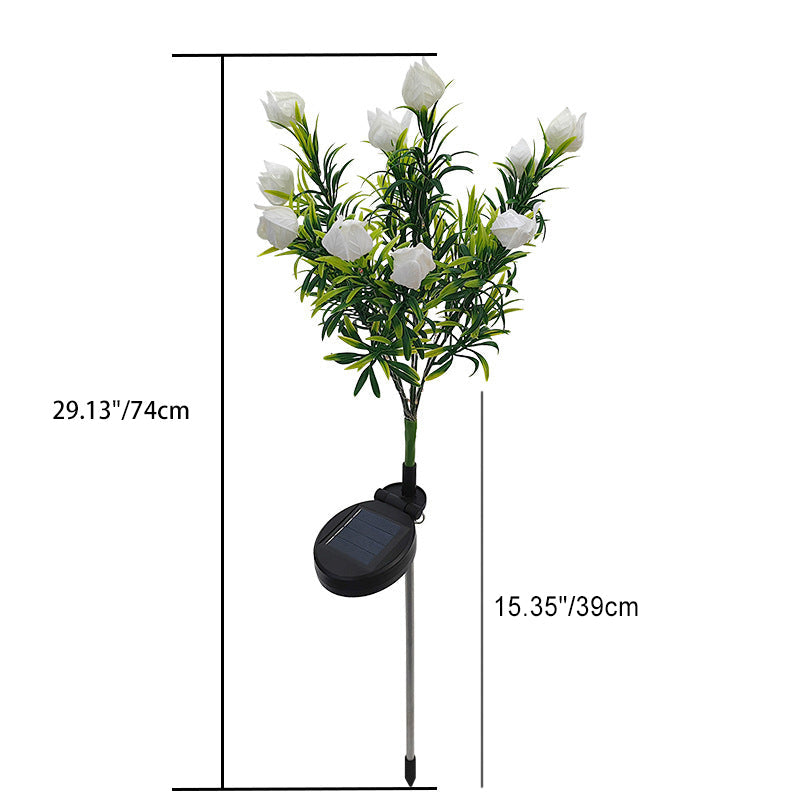 Contemporary White Outdoor Stake Light