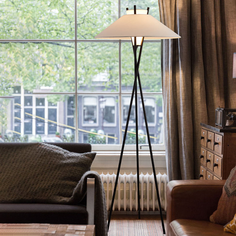 Contemporary Black Floor Lamp