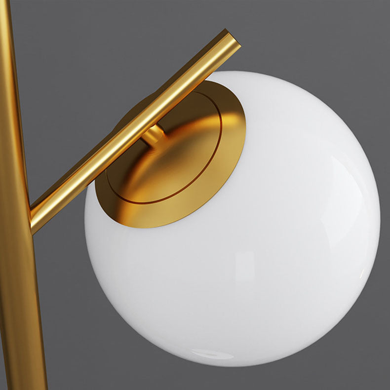 Scandinavian Gold 3-Light Floor Lamp