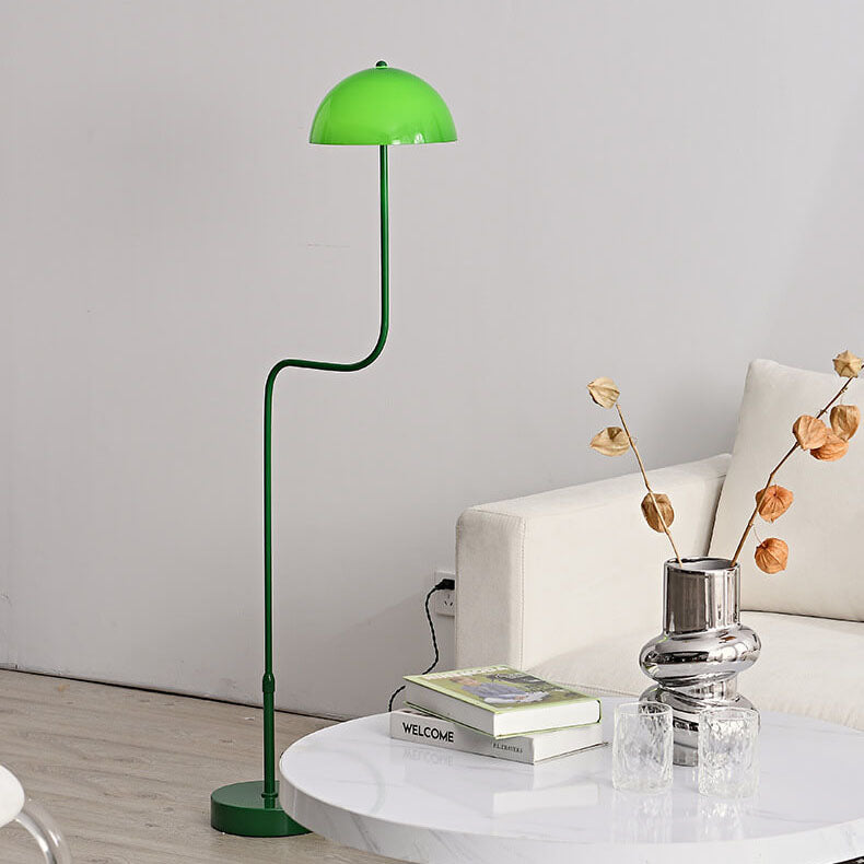 Scandinavian Green Floor Lamp