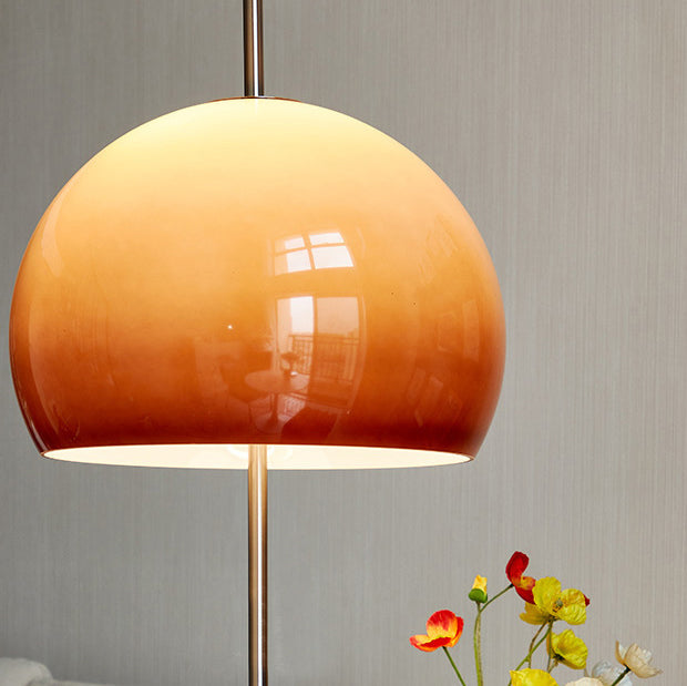 Retro Beige 2-Light Floor Lamp