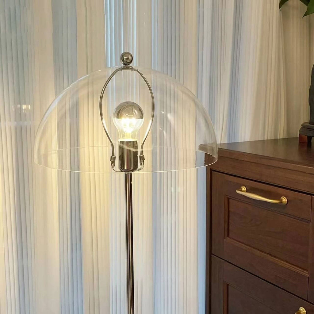 Retro Clear Glass Floor Lamp