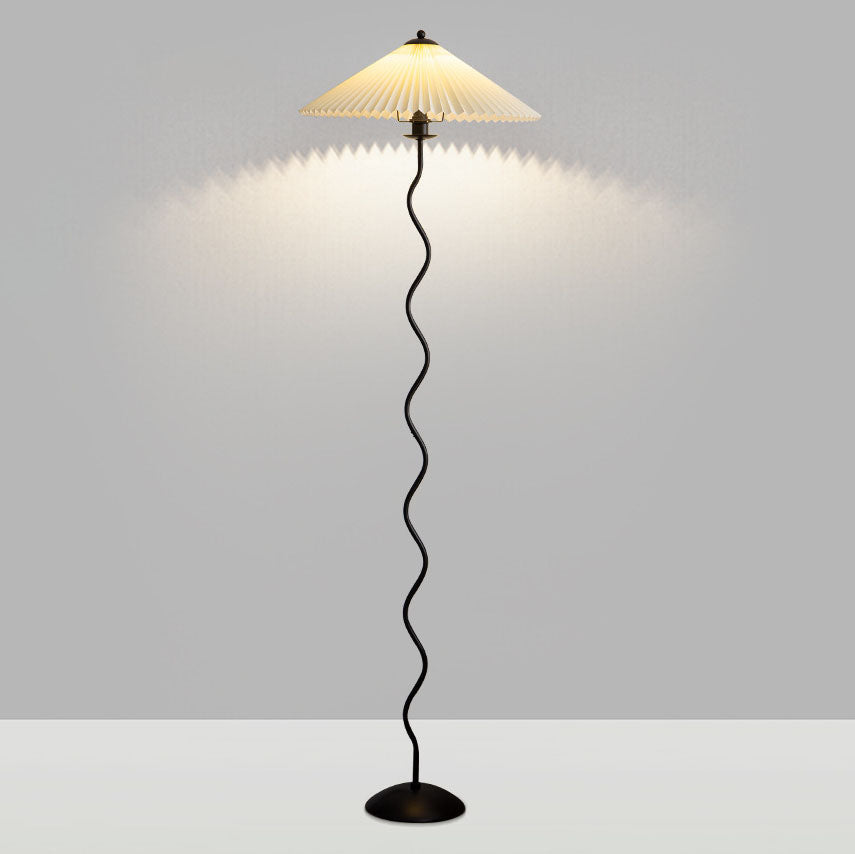 Vintage White Floor Lamp